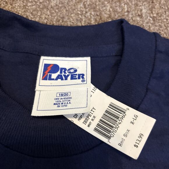 NWT Vintage 1996 Pro Player Boston Red Sox Graphic T-shirt Size 18-20 XL  New - Picture 3 of 7